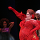 Fierstein on stage in 2004 for his final Broadway performance of “Hairspray.”